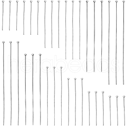 SUNNYCLUE 480Pcs 6 Styles Brass Ball Head Pins KK-SC0004-47-1