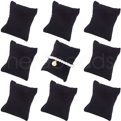 Beebeecraft 8Pcs Lint Bracelet/Watch Pillow Jewelry Displays BDIS-BBC0001-02B-1