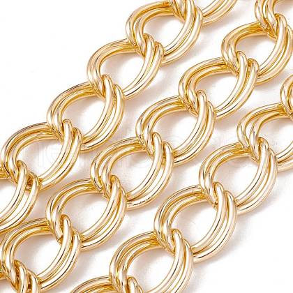 Oval Oxidation Aluminum Double Link Chains CHA-G001-07KCG-1
