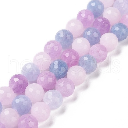 Natural Aquamarine & Rose Quartz & Amethyst Beads Strands G-H280-02C-1