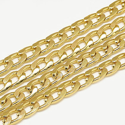 Unwelded Aluminum Curb Chains X-CHA-S001-070B-1