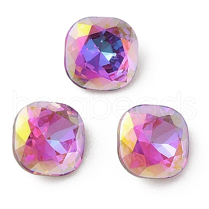 Glass Rhinestone Cabochons RGLA-L029-06B-HELA-1