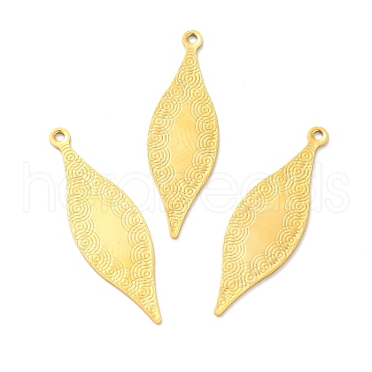 Ion Plating(IP) 304 Stainless Steel Pendants STAS-G227-02G-1