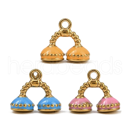 304 Stainless Steel Enamel Charms STAS-Z140-22G-1