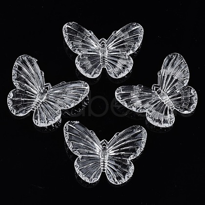 Transparent Acrylic Pendants TACR-N014-009-A01-1