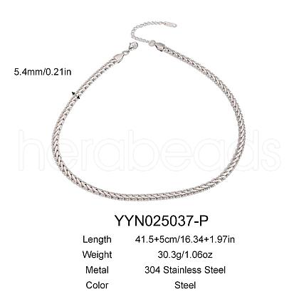 Stainless Steel Snake Chain Necklaces for Unisex LI3246-3-1