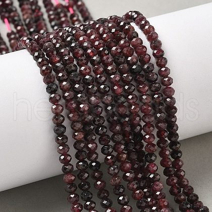 Natural Garnet Beads Strands G-RM241221-N9-1