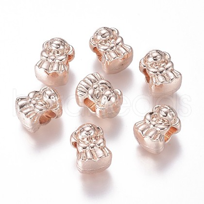 Alloy European Beads MPDL-L028-37RG-AAA-1