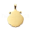 304 Stainless Steel Pendants STAS-C062-04G-2