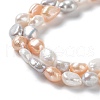 Natural Cultured Freshwater Pearl Beads Strands PEAR-Z002-30-3