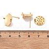 Brass Studs Earring Findings X-KK-K382-16A-G-3