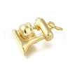 Brass Pendants KK-V002-25G-2