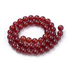 Natural Carnelian Beads Strands G-S259-32-10mm-2