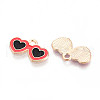 Beach Theme Alloy Enamel Pendants ENAM-T022-33N-2