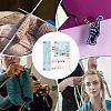 Knitting Row Counter Chains & Locking Stitch Markers Kits HJEW-AB00511-6