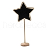 Star Boxwood Mini Chalkboard Signs WOOD-F010-07-1