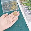 Unicraftale 316 Stainless Steel Wine Glass Charms Rings STAS-UN0015-83C-2