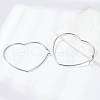 Tarnish Resistant 201 Stainless Steel Hoop Earrings EJEW-A052-11B-3
