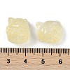 Transparent Spray Paint Glass Beads X1-GLAA-H035-01G-3