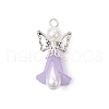ABS Plastic Imitation Pearl Pendants PALLOY-JF03683-3