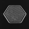 Hexagon ABC Plastic Pegboards used for 5x5mm DIY Fuse Beads DIY-Q009-12-1