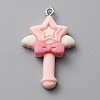 Opaque Resin Pendants RESI-CJC0011-27D-1