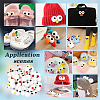  32Pcs 8 Style Polyester Felt Craft Cartoon Eyeballs DIY-NB0008-87-5