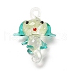 Handmade Lampwork Pendants LAMP-G156-04-2