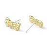 Rack Plating Alloy Stud Earring Findings FIND-I030-13LG-1