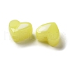 Imitation Jelly Acrylic Opaque Beads SACR-R741-01G-2