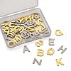 Yilisi 304 Stainless Steel Alphabet Letter Charms STAS-YS0001-03-5