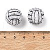Sport Themed Resin Rhinestone Beads OACR-D307-02-3