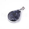 Synthetic Blue Goldstone Pendants STAS-T043-02K-2