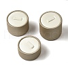 3Pcs 3 Sizes Imitation Leather Jewelry Display Stands ODIS-K005-09-3