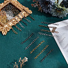 HOBBIESAY 300Pcs 6 Colors Zinc Alloy Chain Extender FIND-HY0004-03-4
