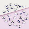 Brass Rhinestone Spacer Beads RSB030NF-15-2