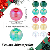 SOFPLATE Christmas Themed Transparent Acrylic Beads MACR-SP0001-30A-2