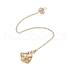 Stainless Steel Braided Chain Macrame Pouch Empty Stone Holder Dowsing Pendulums PALLOY-JF02737-3