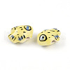 Handmade Porcelain Beads PORC-N009-07B-2