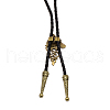 Wolf Head Laria Necklace for Men Women NJEW-WH0011-09AB-3