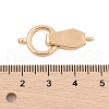 Brass Fold Over Clasps KK-L223-015G-3