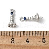 Brass Micro Pave Cubic Zirconia Peg Bails Charms KK-D324-26P-2