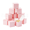 Square Kraft Paper Necklace Earring Storage Gift Boxes CON-WH0095-90B-01-7
