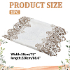 Polyester Embroidery Flower  Lace Ribbon OCOR-WH0082-328-2