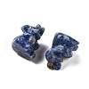 Natural Blue Spot Jasper Carved Figurines DJEW-L023-D03-2