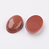 Synthetic Goldstone Flat Back Cabochons G-G741-18x25mm-10-2