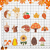   60Pcs 15 Styles Thanksgiving Day Alloy Enamel Pendants ENAM-PH0002-88-2