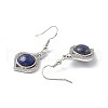 Natural Lapis Lazuli Vase Dangle Earrings EJEW-A092-01P-05-4