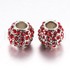 Alloy Rhinestone European Beads PALLOY-F200-03-2