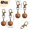 Wood Apple Box Jewelry Pendant Decoration HJEW-AB00430-2